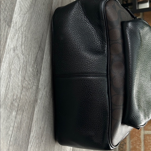 Coach Signature Brown and Black Backpack - Picture 2 of 7